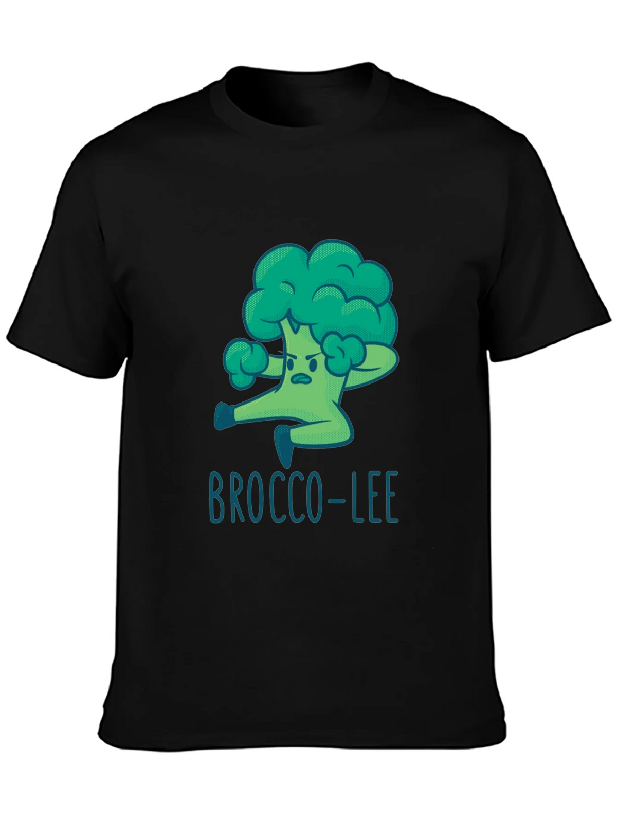 Brocco-Lee T-Shirt - Funny Cartoon Broccoli Martial Arts Tee product image 3
