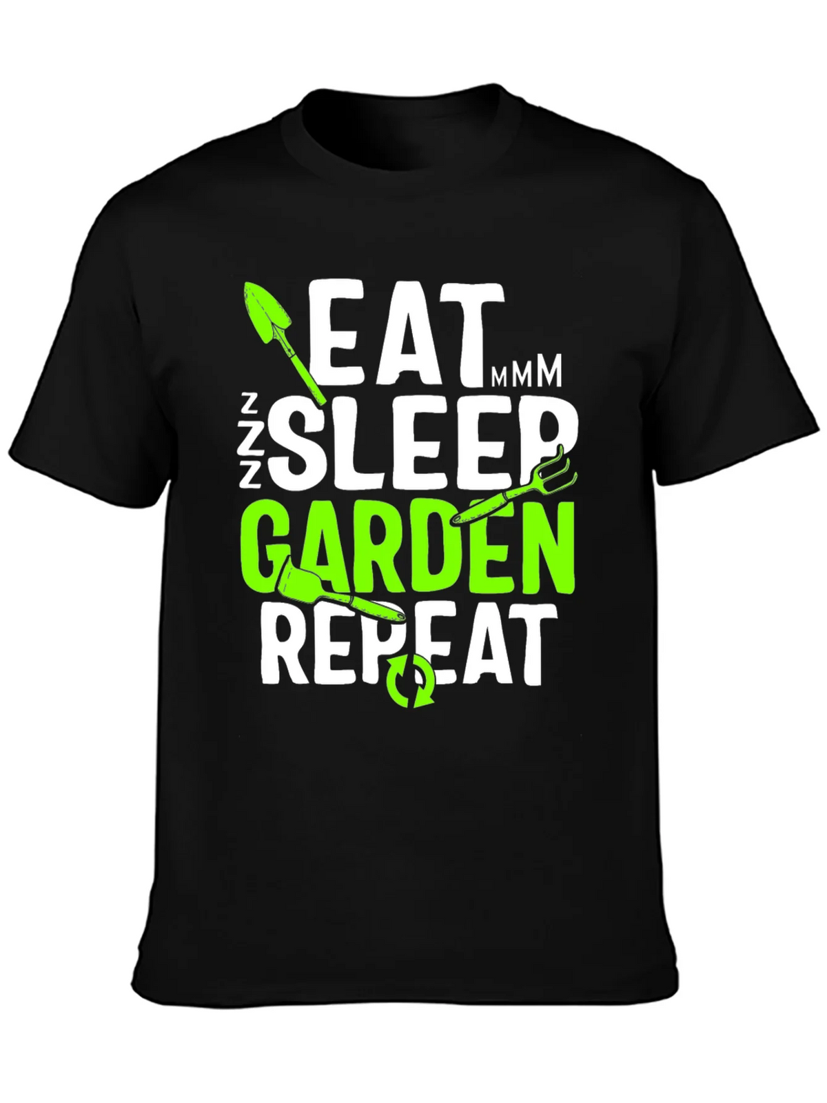 Eat Sleep Garden Repeat T-Shirt - Gardener Gift product image 3
