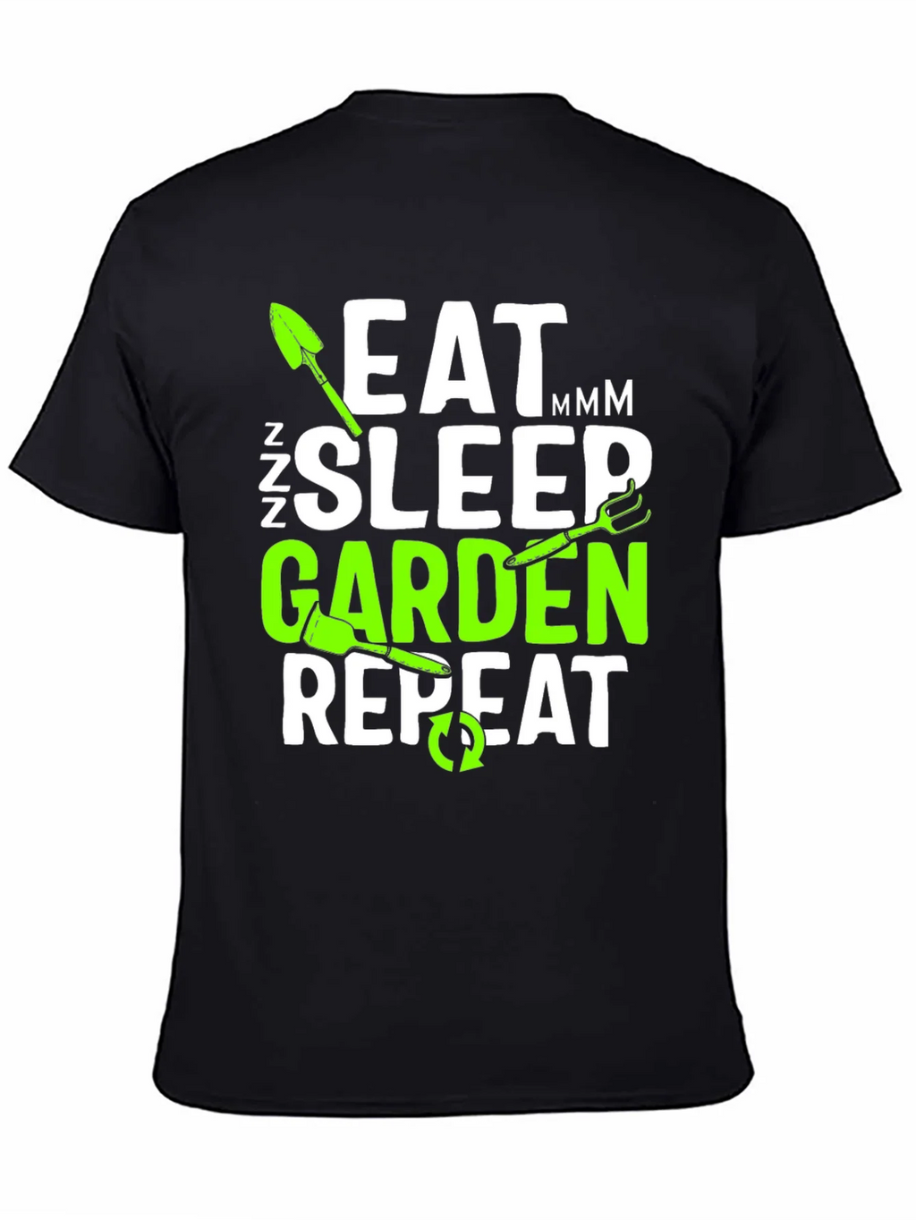 Eat Sleep Garden Repeat T-Shirt - Gardener Gift product image 4