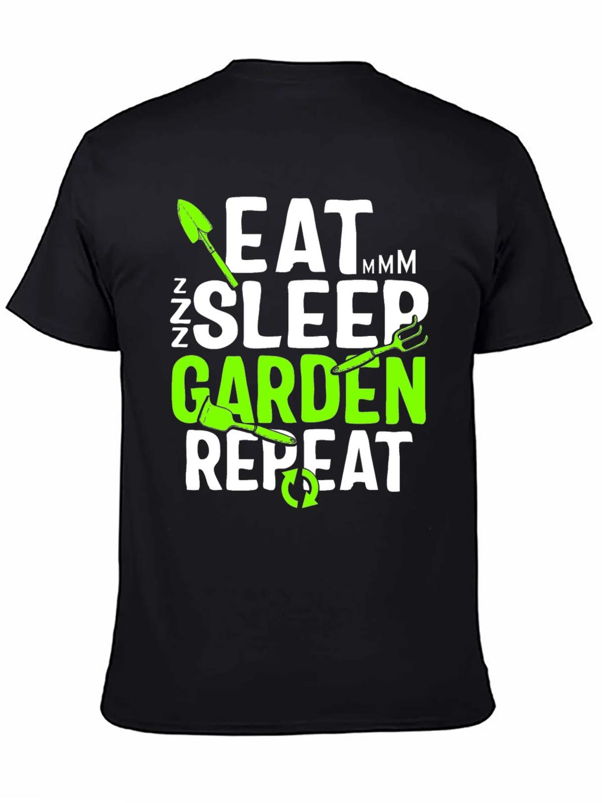 Eat Sleep Garden Repeat T-Shirt - Gardener Gift product image 4