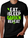 Eat Sleep Garden Repeat T-Shirt - Gardener Gift product image 1