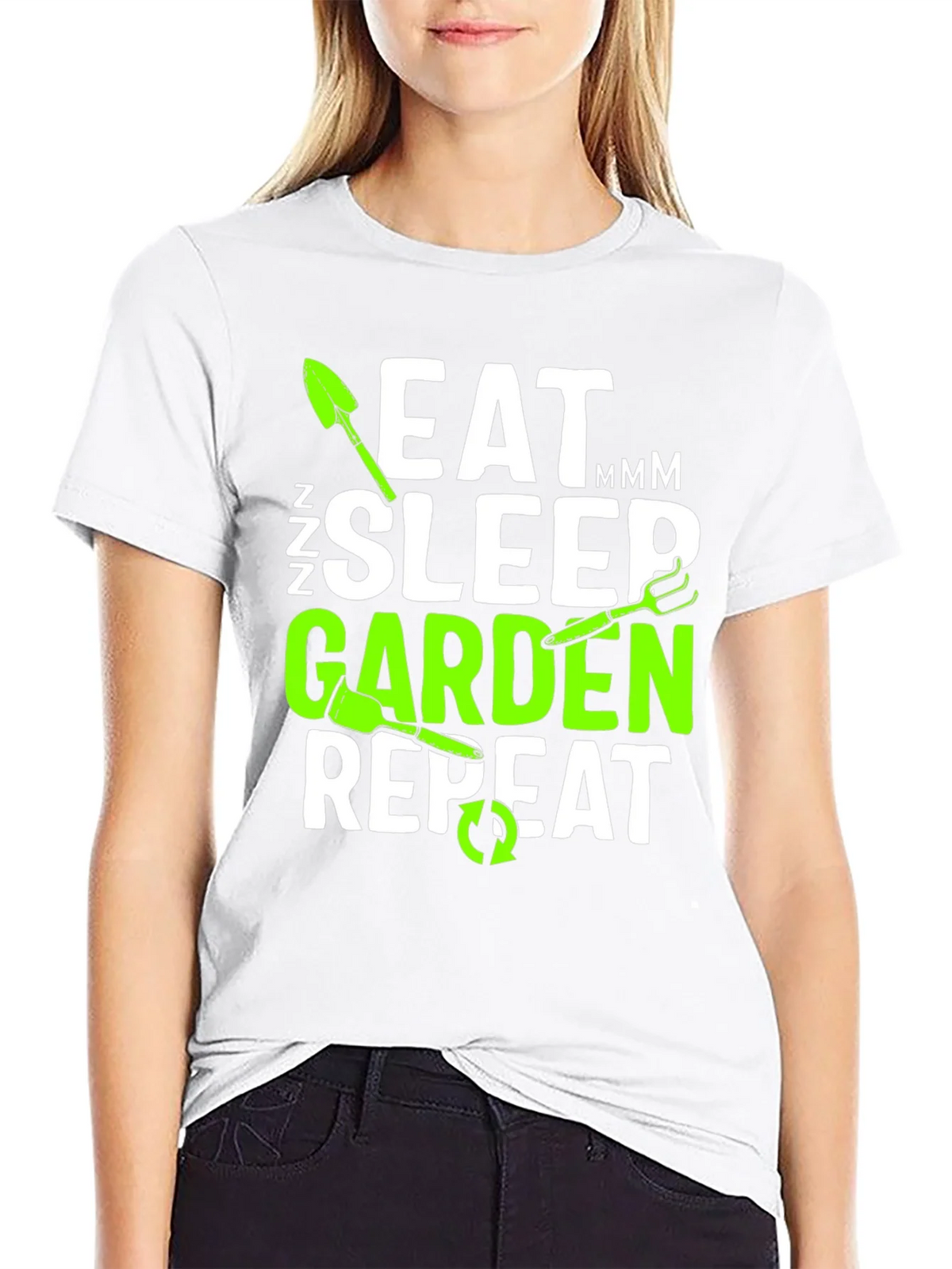 Eat Sleep Garden Repeat T-Shirt - Gardener Gift product image 7