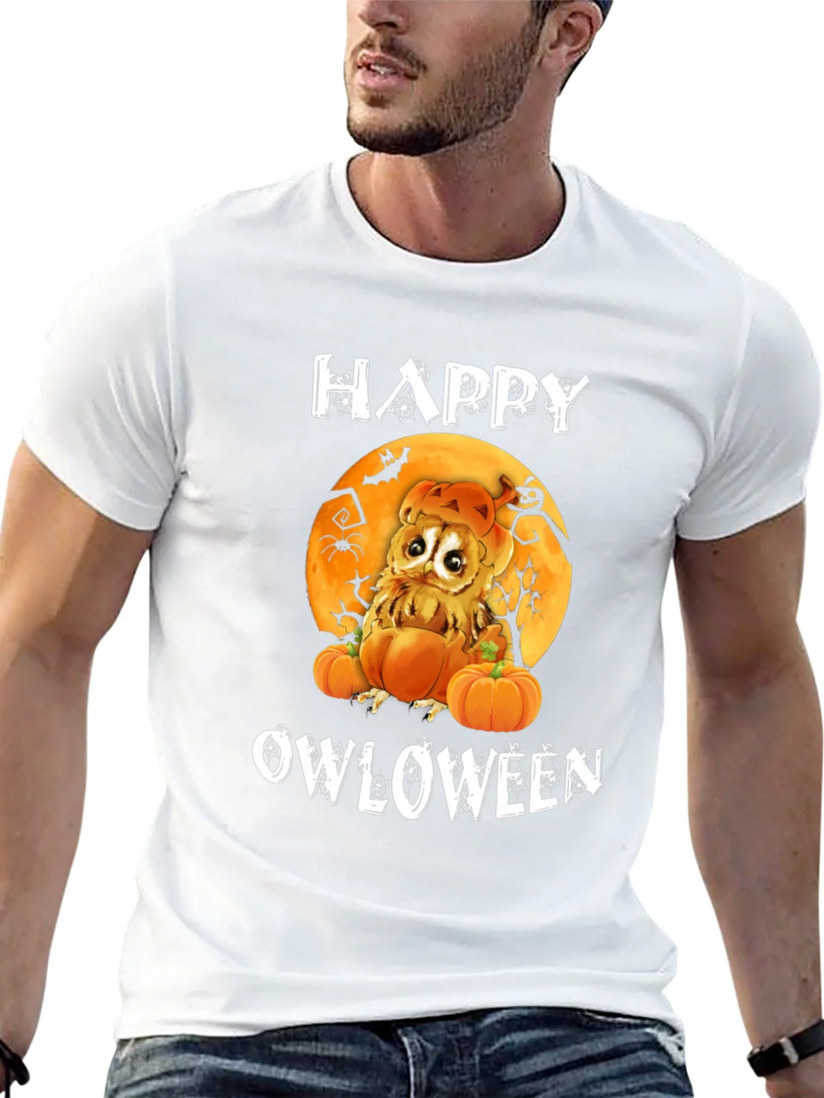 Happy Owloween Graphic T-Shirt product image 12