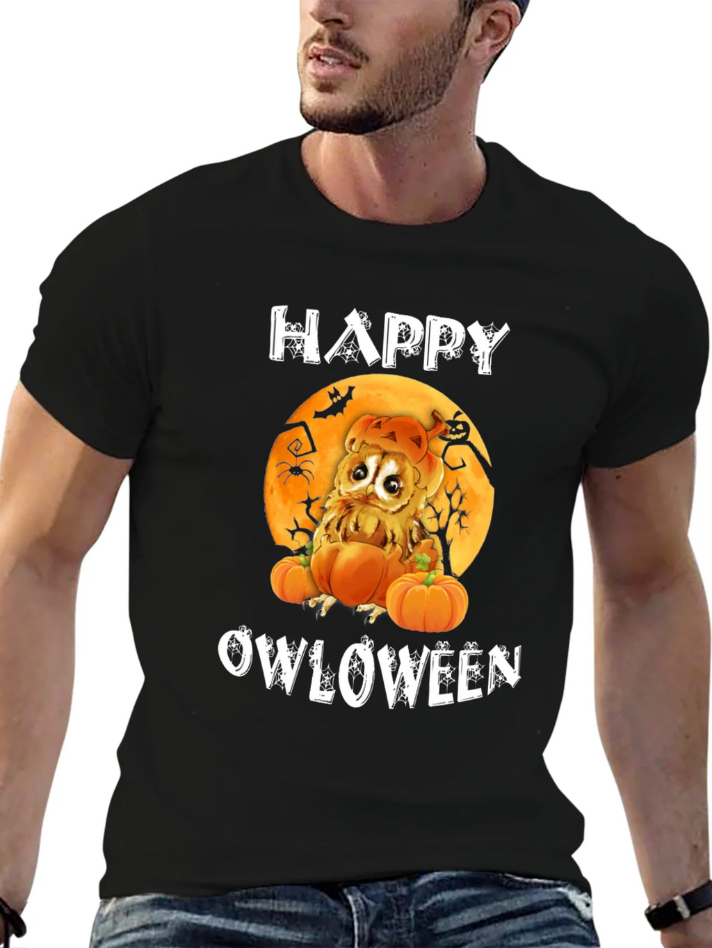 Happy Owloween Graphic T-Shirt product image 6
