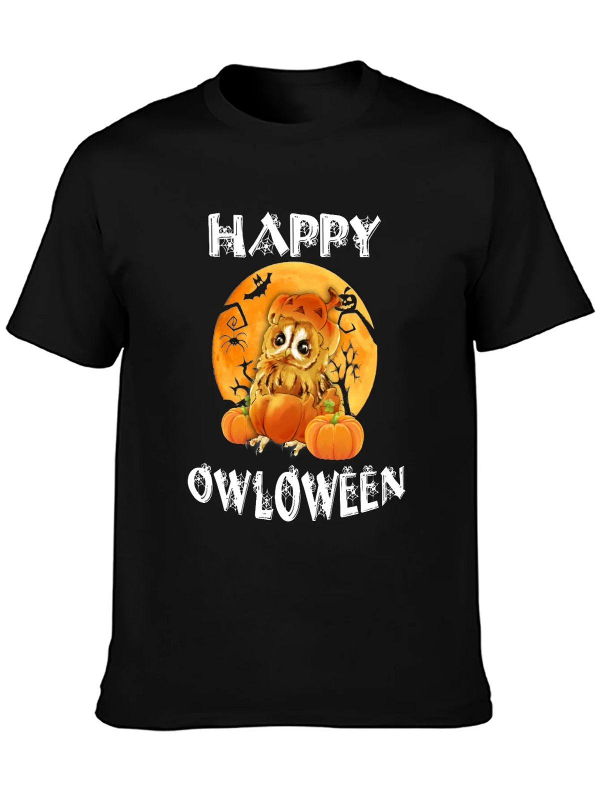 Happy Owloween Graphic T-Shirt product image 3