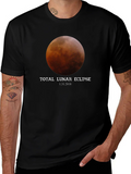 Total Lunar Eclipse Black T-Shirt - January 31 2018 product image 1