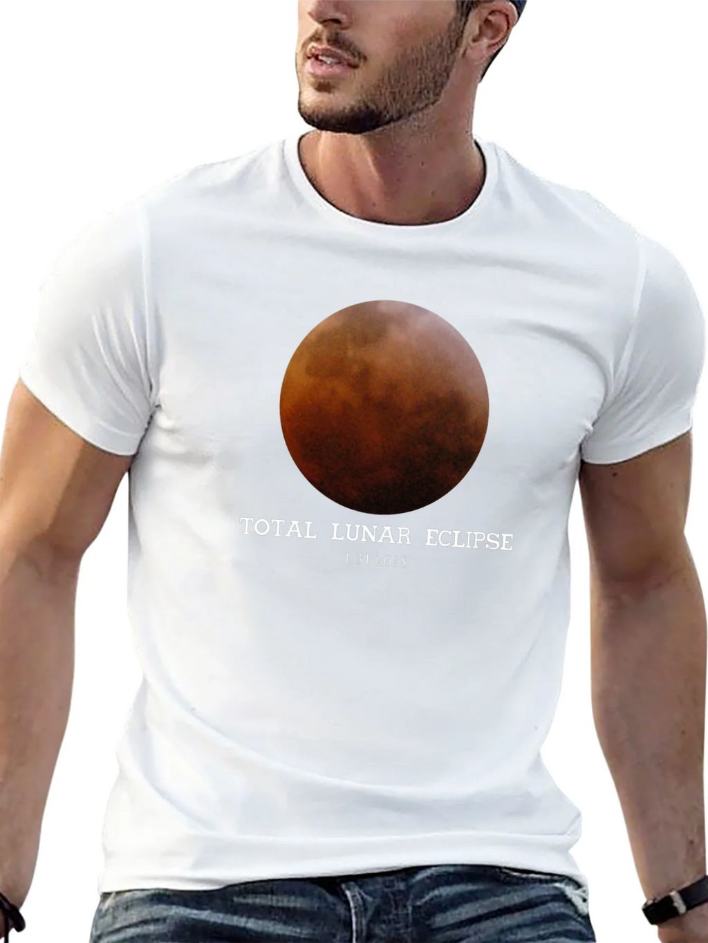 Total Lunar Eclipse Black T-Shirt - January 31 2018 product image 11