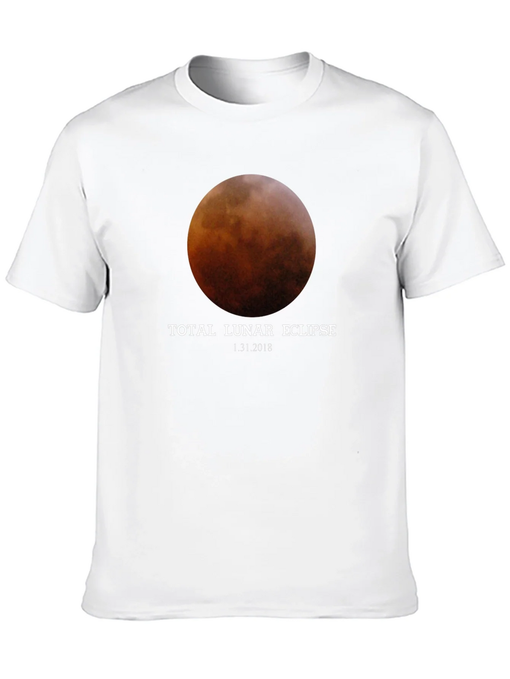 Total Lunar Eclipse Black T-Shirt - January 31 2018 product image 8