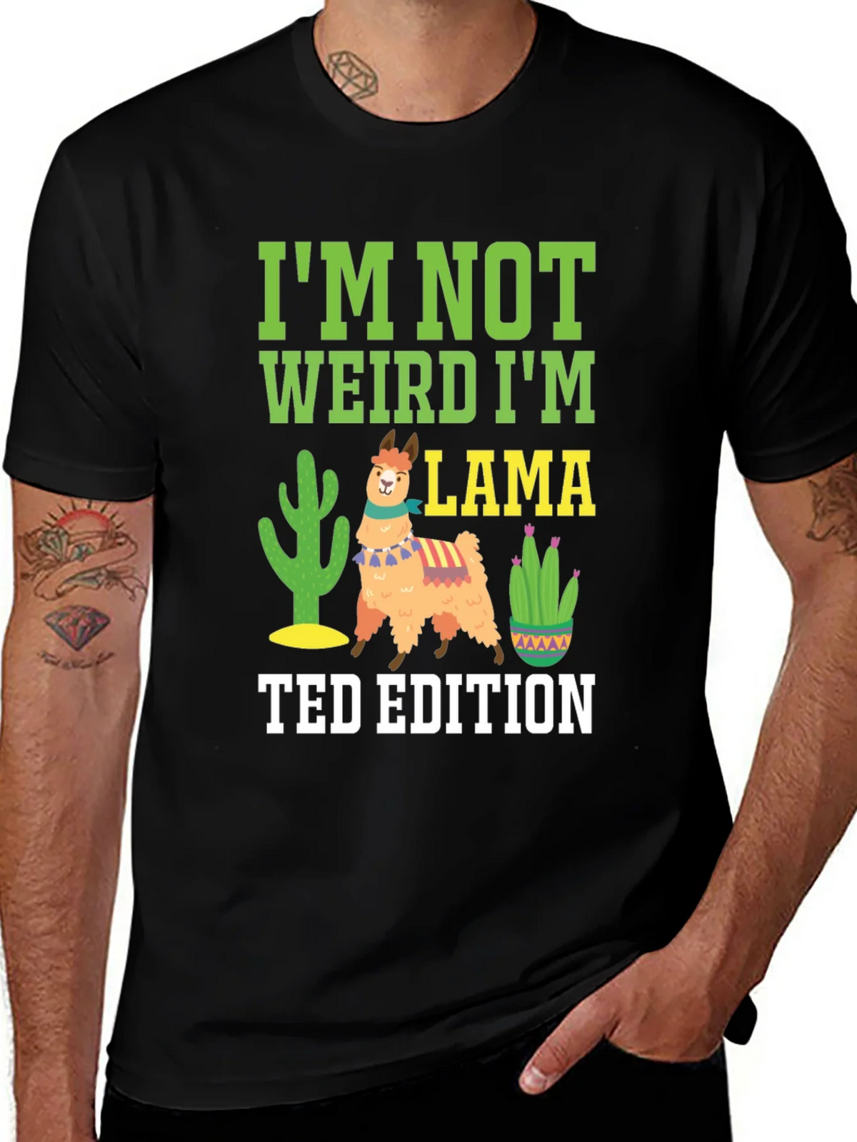 Im Not Weird Im Llama - Ted Edition Novelty T-Shirt product image 1