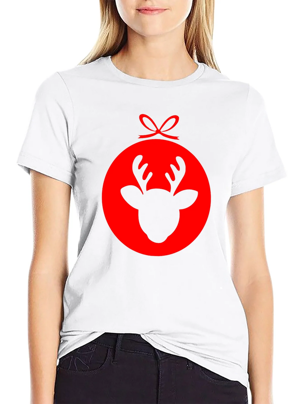 Reindeer Ornament Graphic T-Shirt product image 8