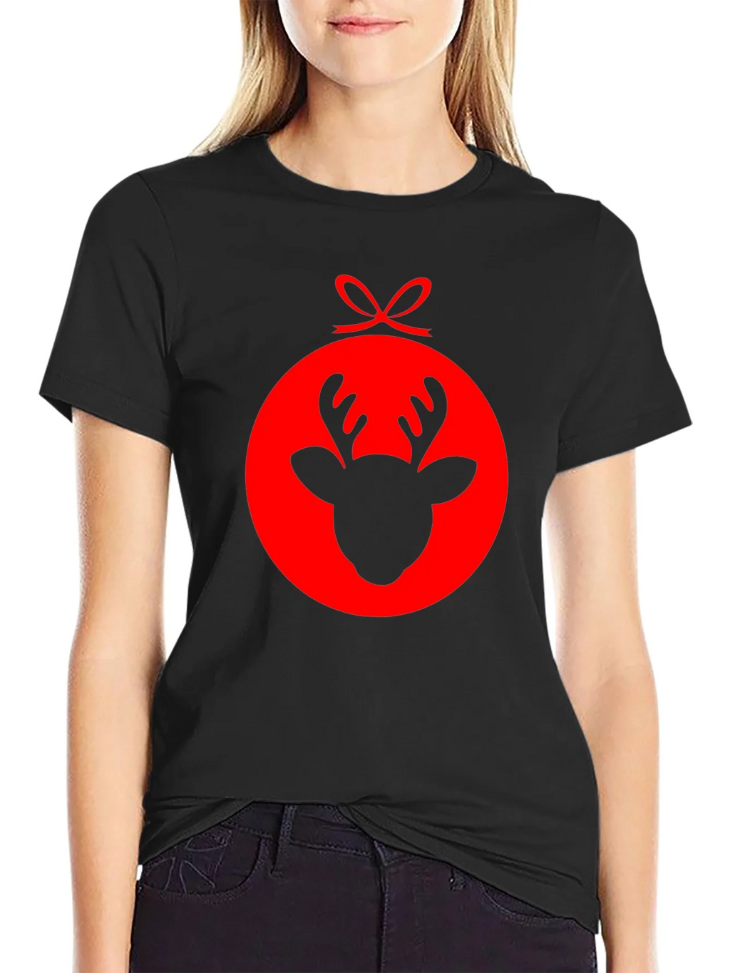 Reindeer Ornament Graphic T-Shirt product image 2