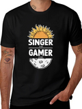 Singer By Day Gamer By Night Graphic Tee product image 1