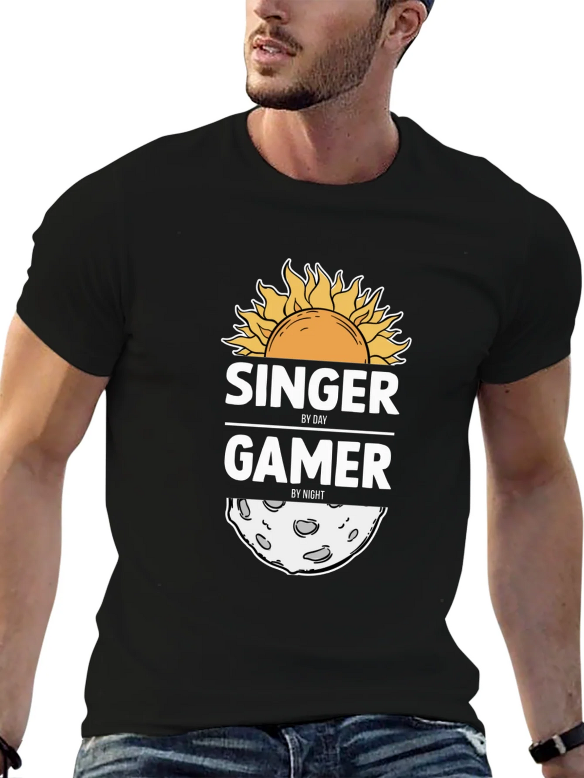 Singer By Day Gamer By Night Graphic Tee product image 6