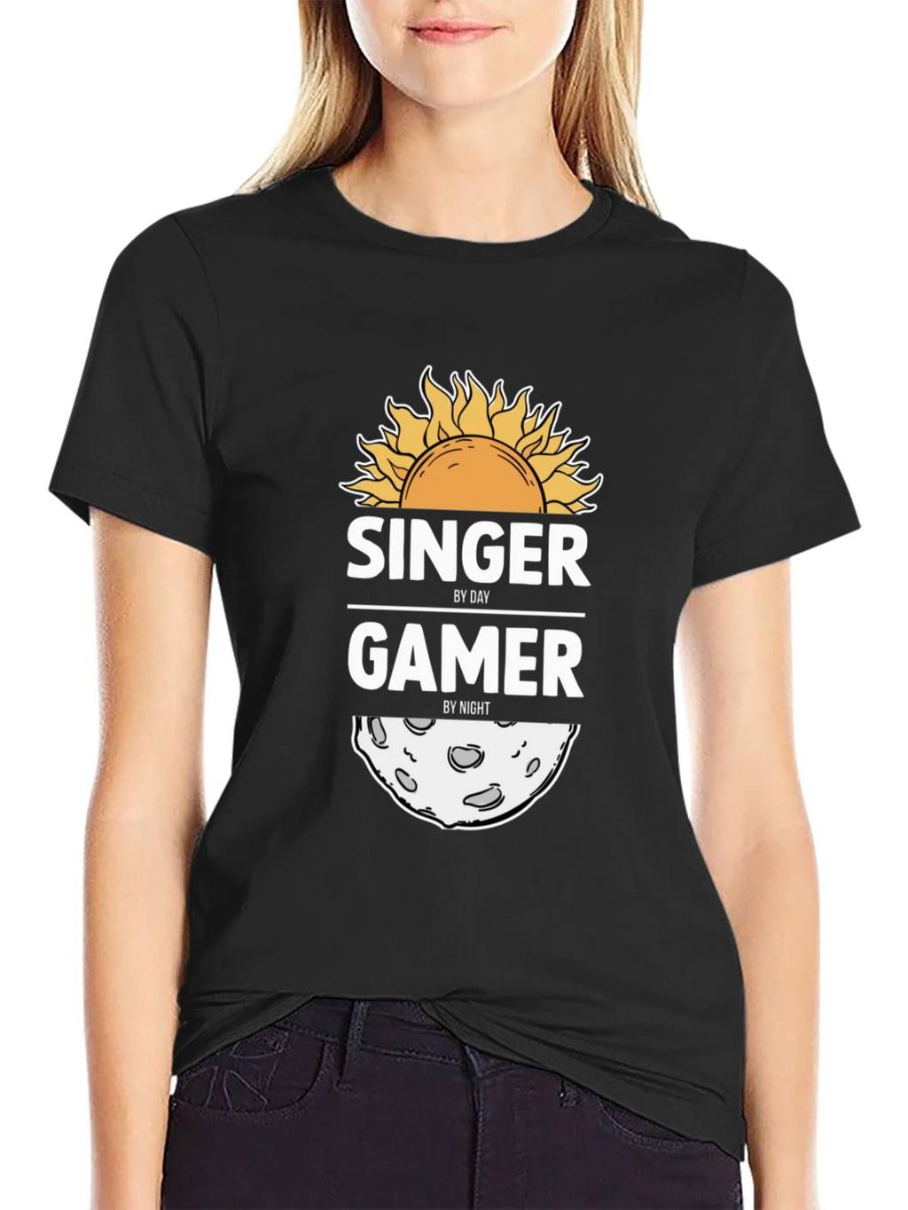 Singer By Day Gamer By Night Graphic Tee product image 2