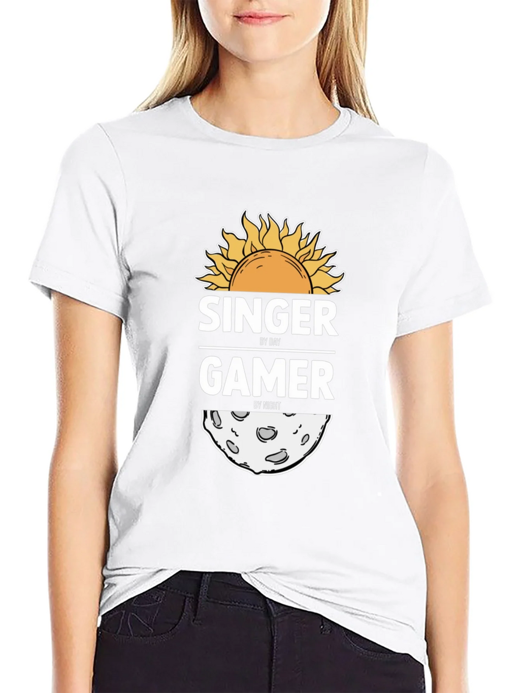 Singer By Day Gamer By Night Graphic Tee product image 8