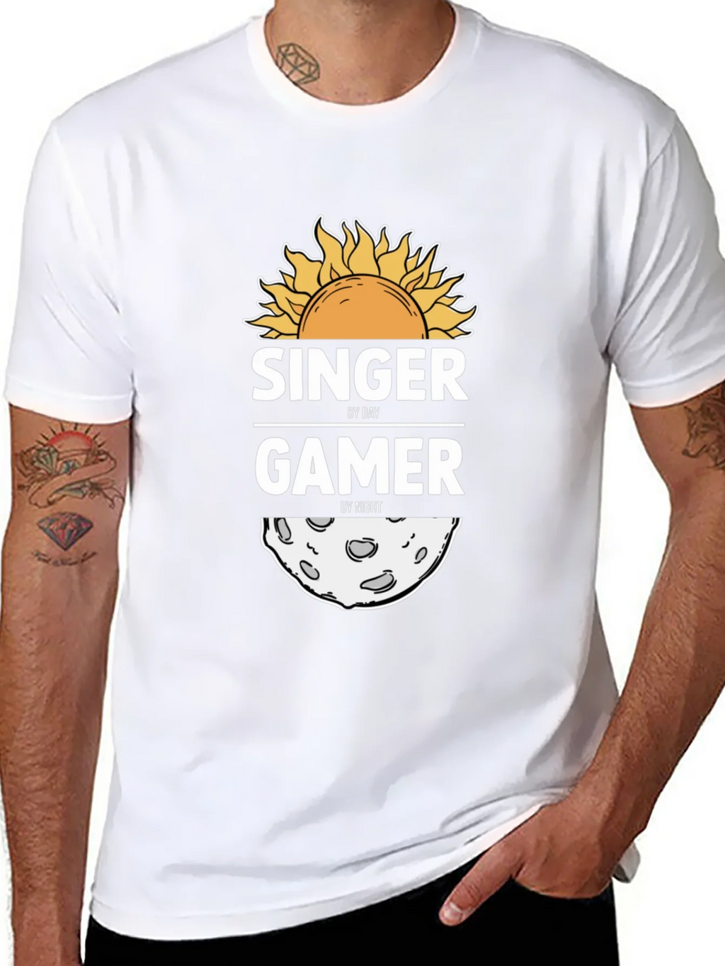 Singer By Day Gamer By Night Graphic Tee product image 7