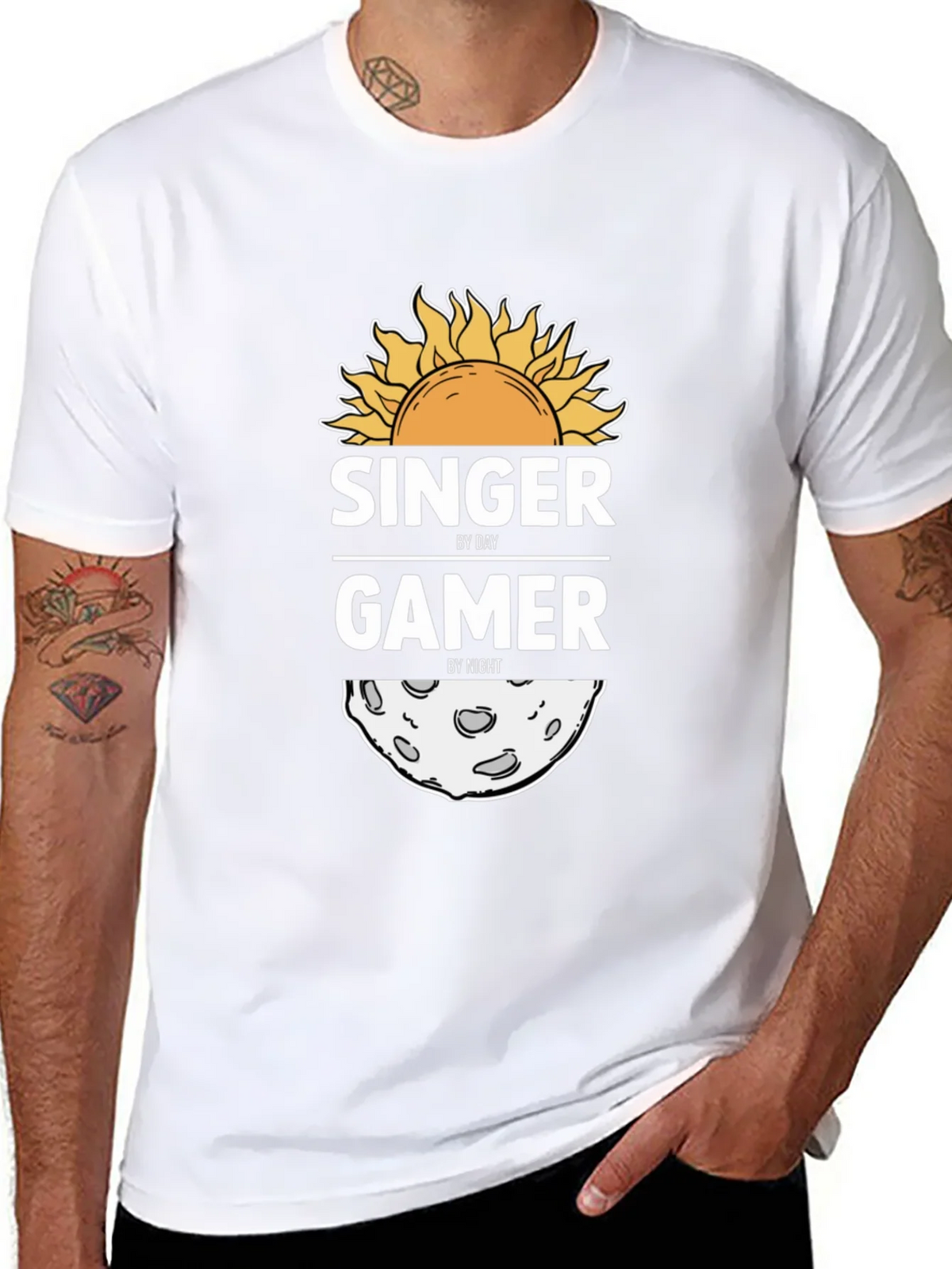 Singer By Day Gamer By Night Graphic Tee product image 7