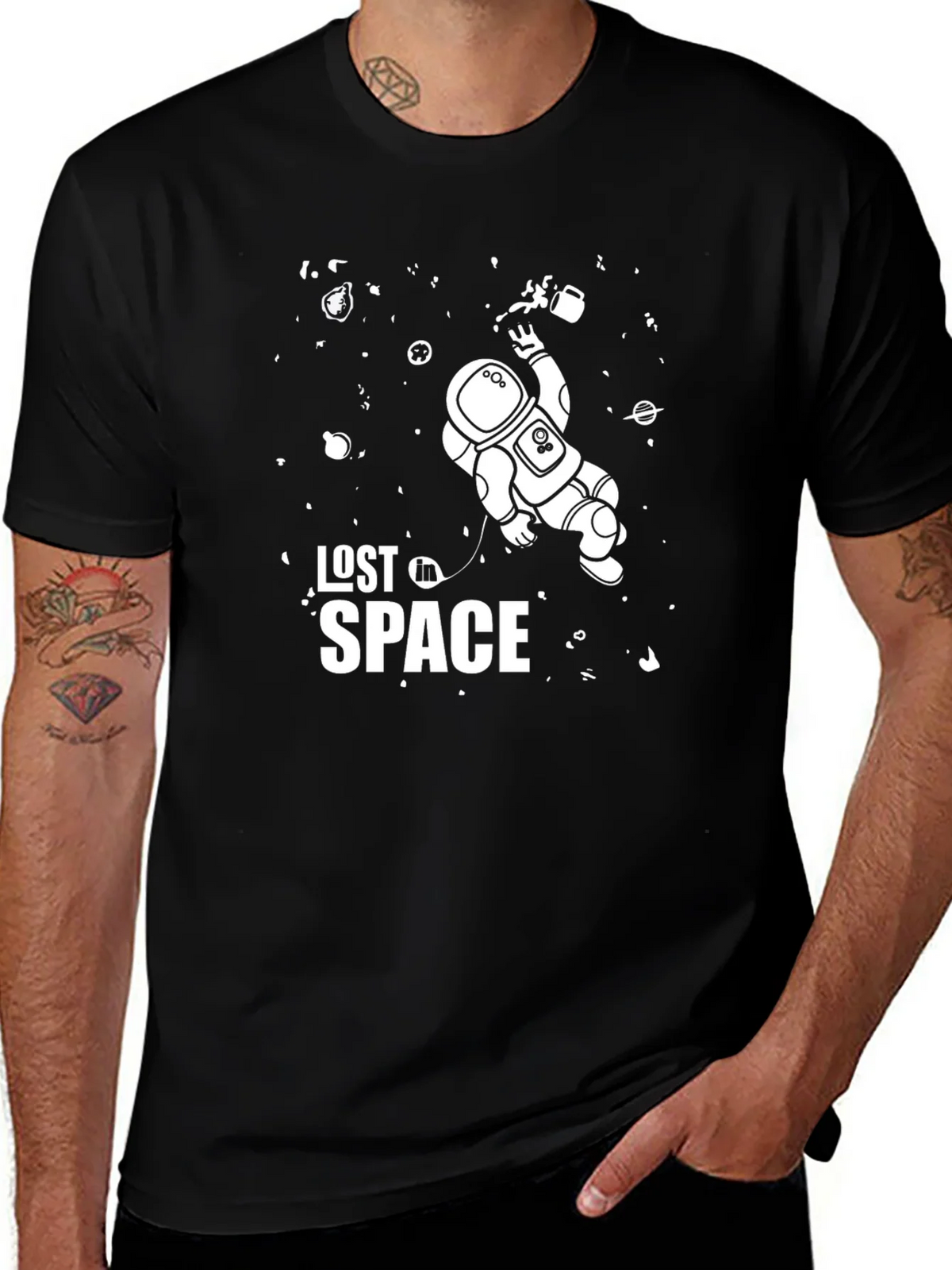 Lost in Space Astronaut Graphic Tee product image 1