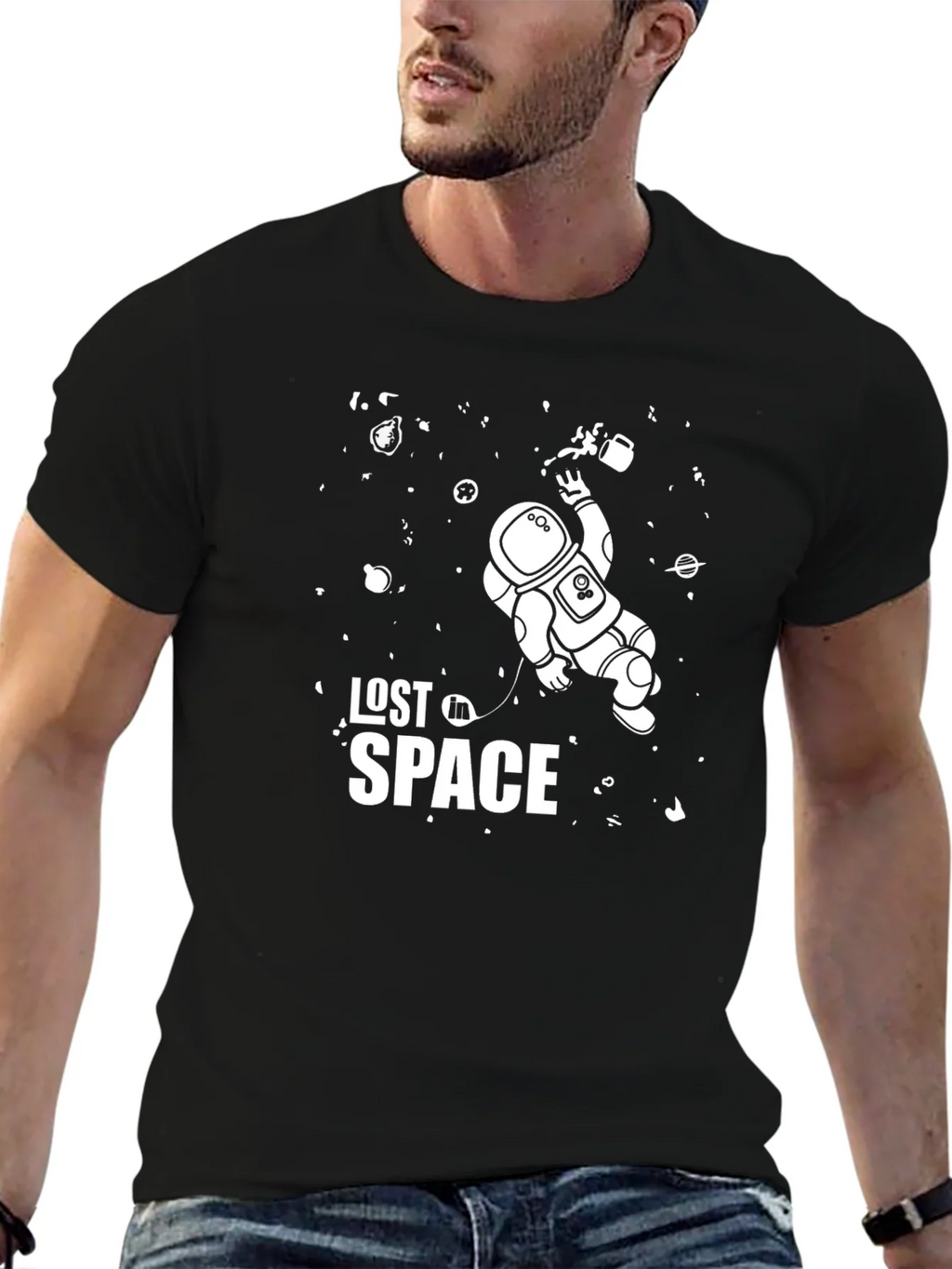 Lost in Space Astronaut Graphic Tee product image 6