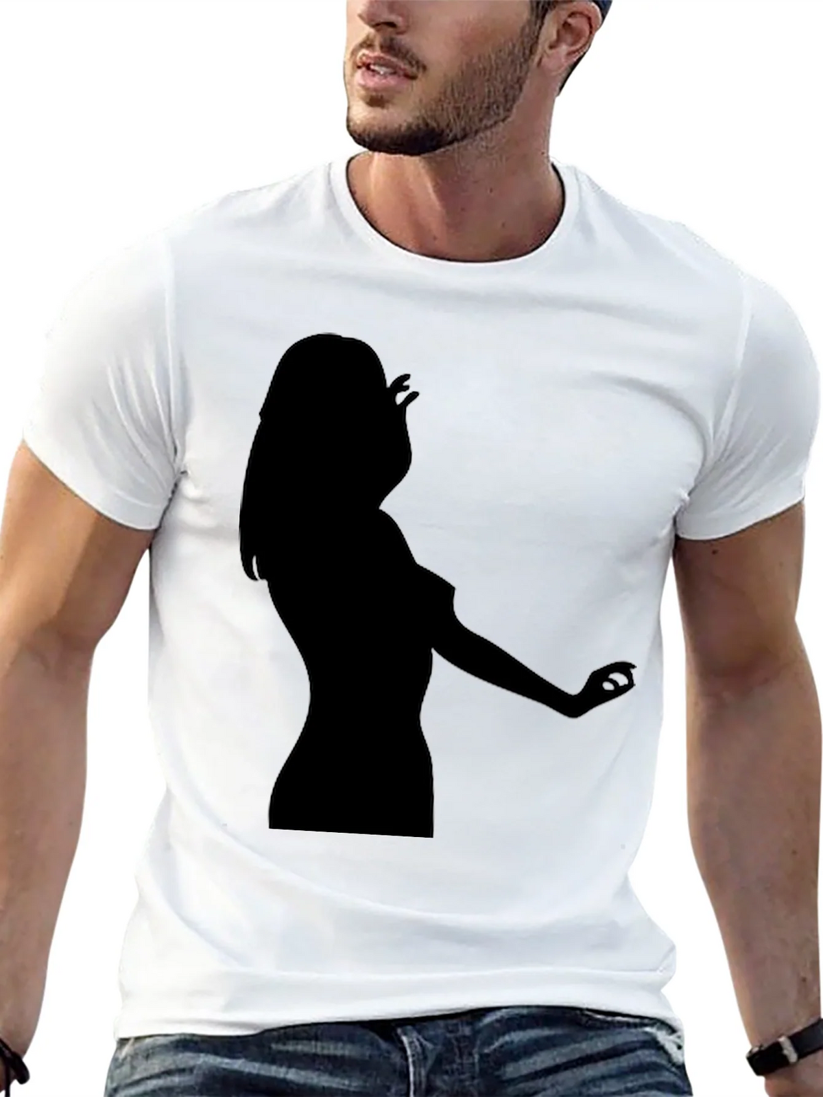 Black Tee - Silhouette Design product image 12