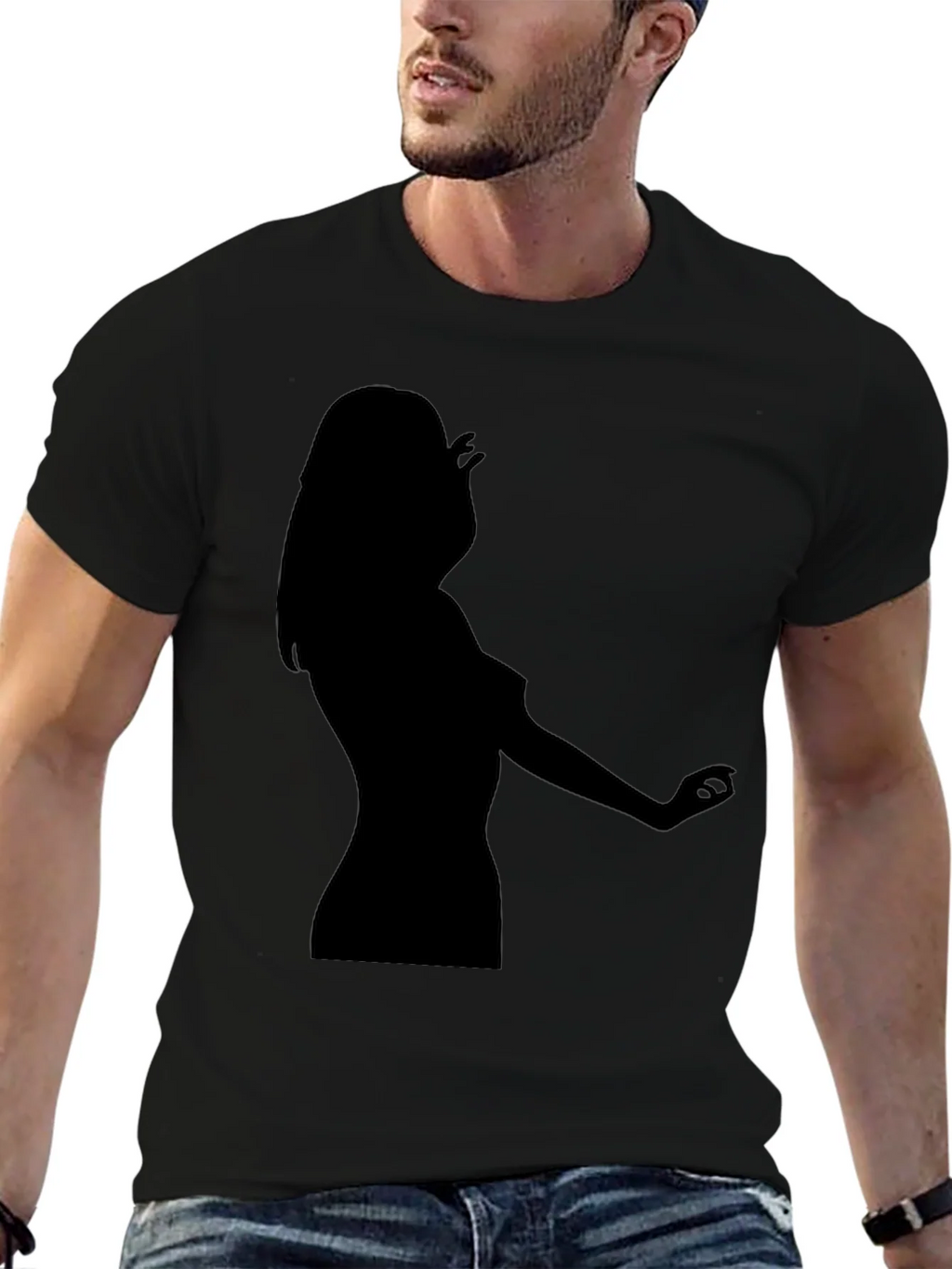 Black Tee - Silhouette Design product image 6