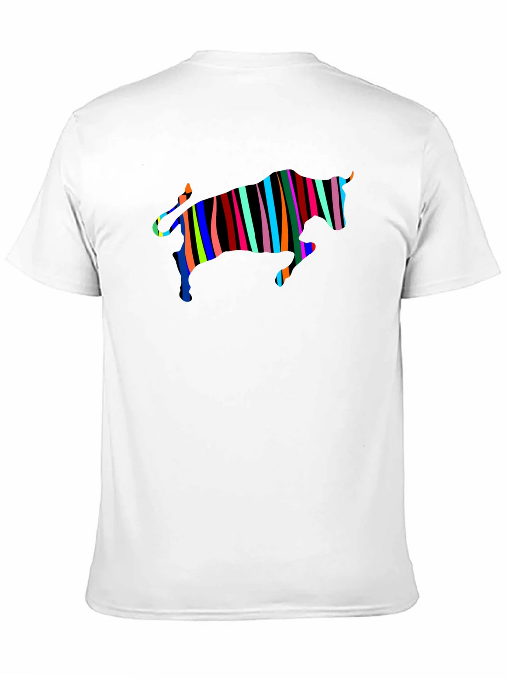 Striped Bull Graphic Black Tee product image 8