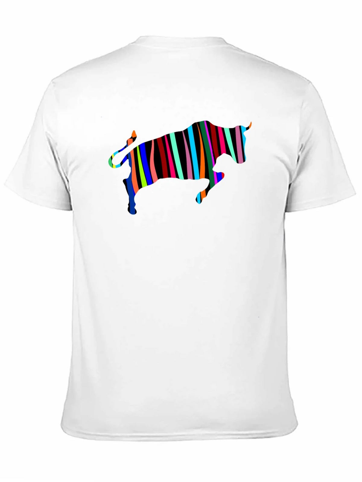 Striped Bull Graphic Black Tee product image 8