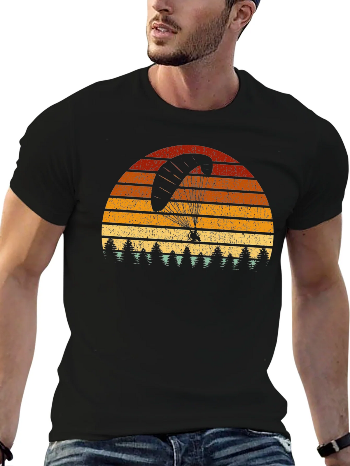 Paragliding Sunset Graphic Tee - Adventure Ready! product image 5