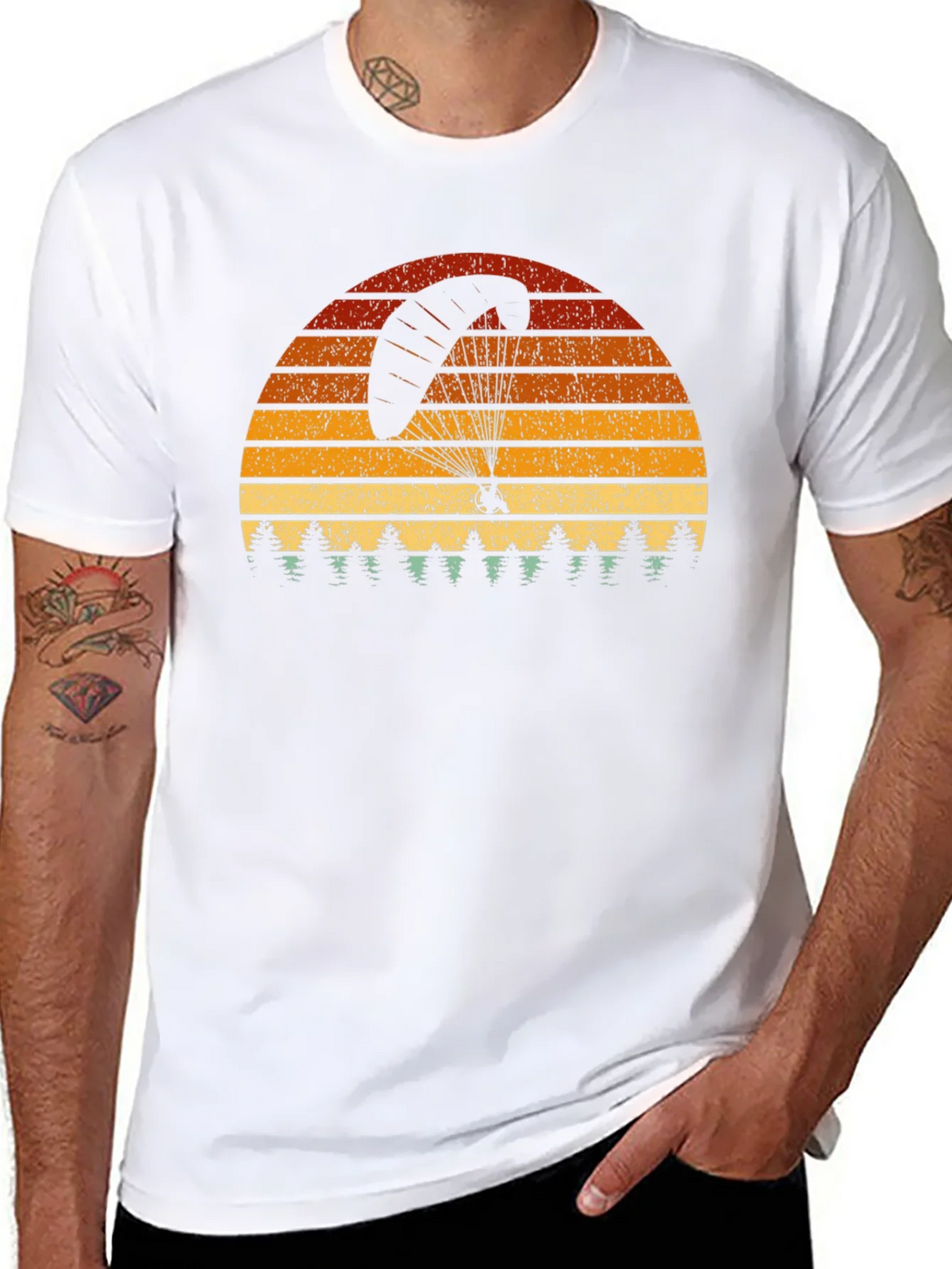 Paragliding Sunset Graphic Tee - Adventure Ready! product image 6