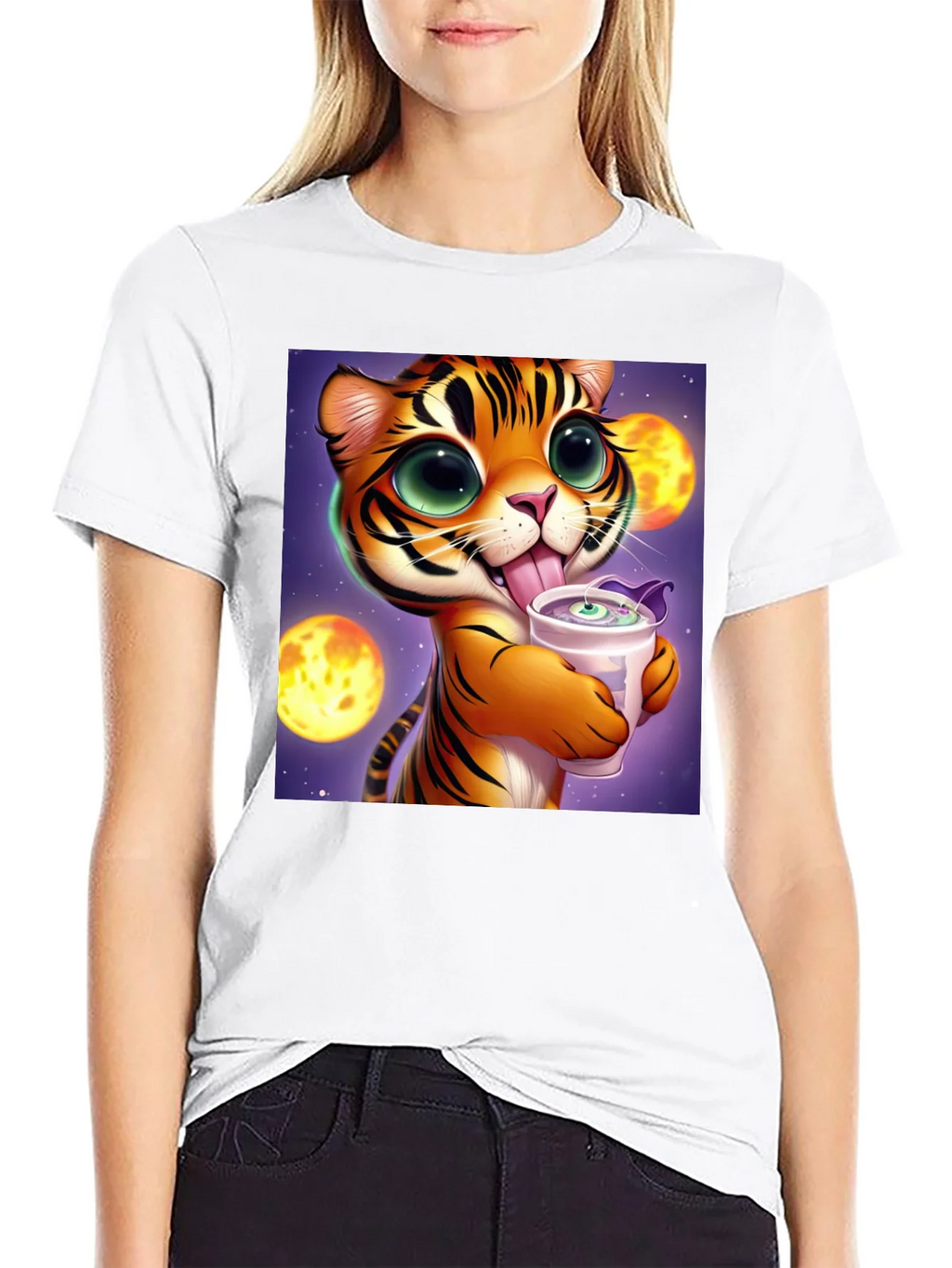 Cute Cartoon Tiger Graphic Tee - Soft Cotton Blend product image 8