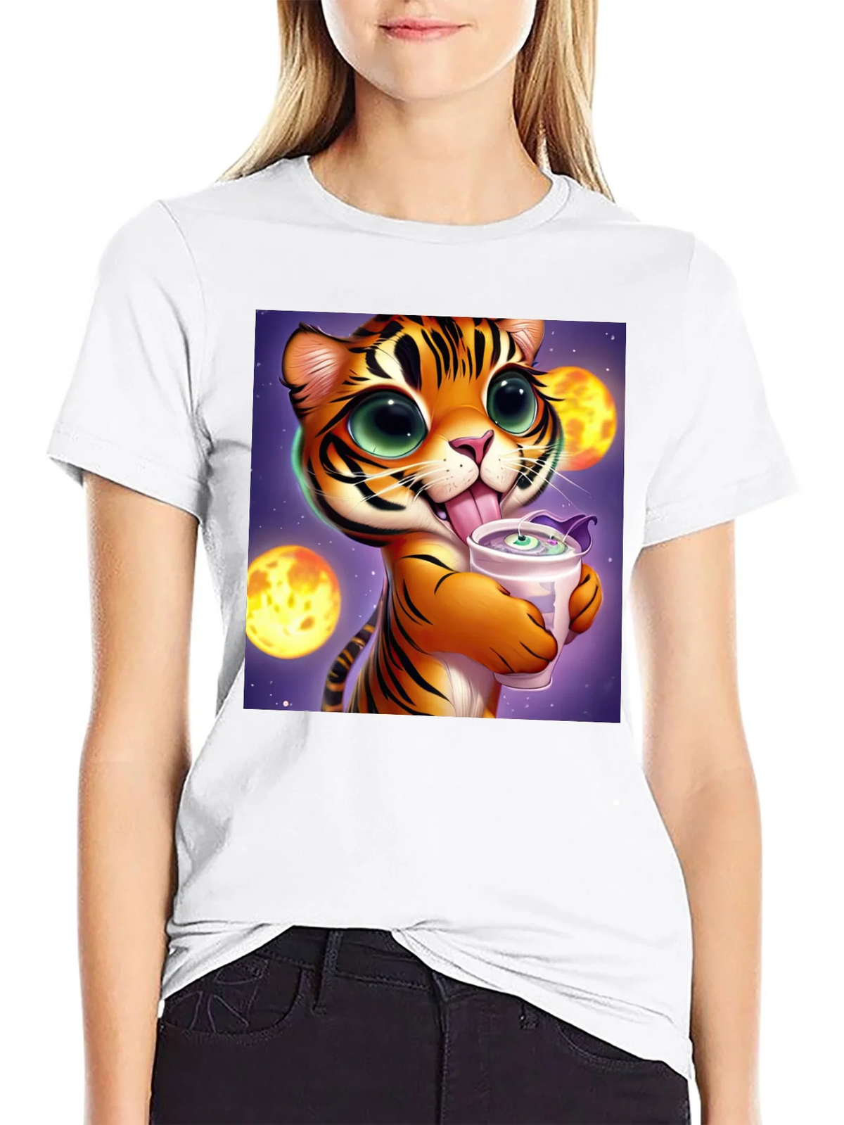 Cute Cartoon Tiger Graphic Tee - Soft Cotton Blend product image 8