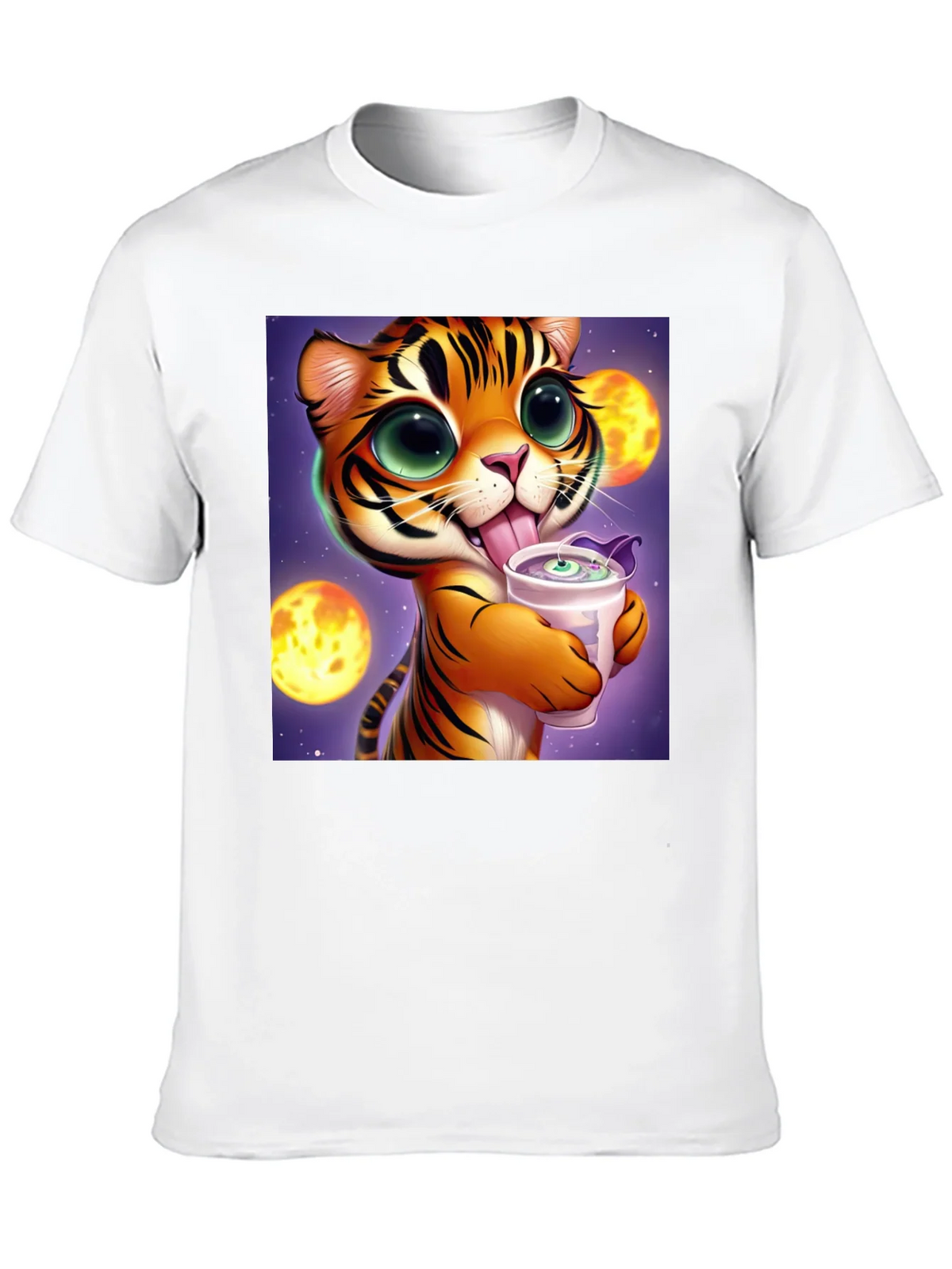 Cute Cartoon Tiger Graphic Tee - Soft Cotton Blend product image 9