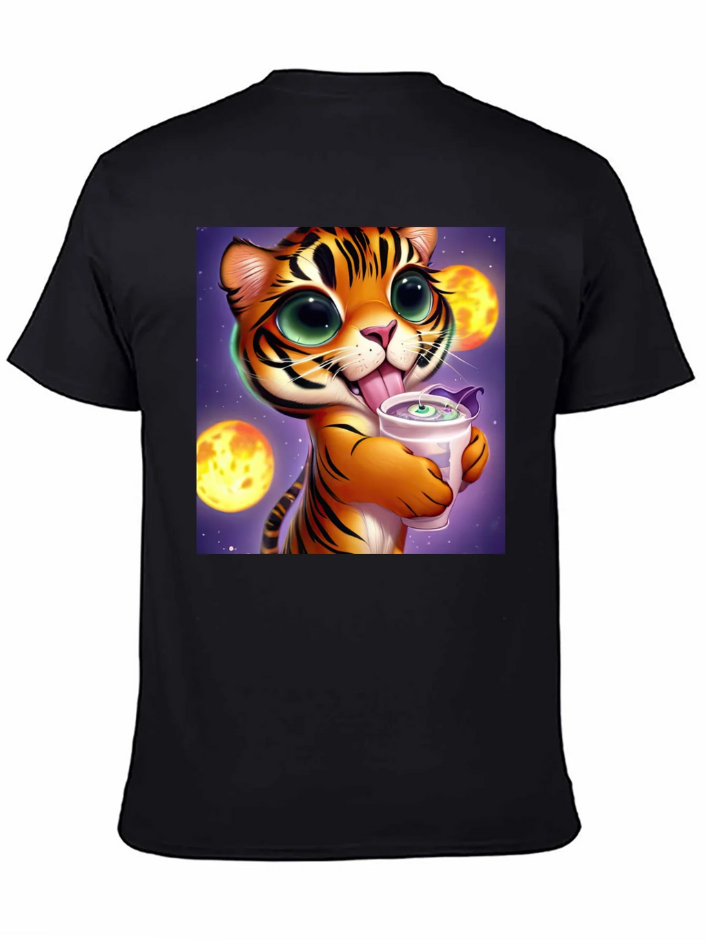 Cute Cartoon Tiger Graphic Tee - Soft Cotton Blend product image 4