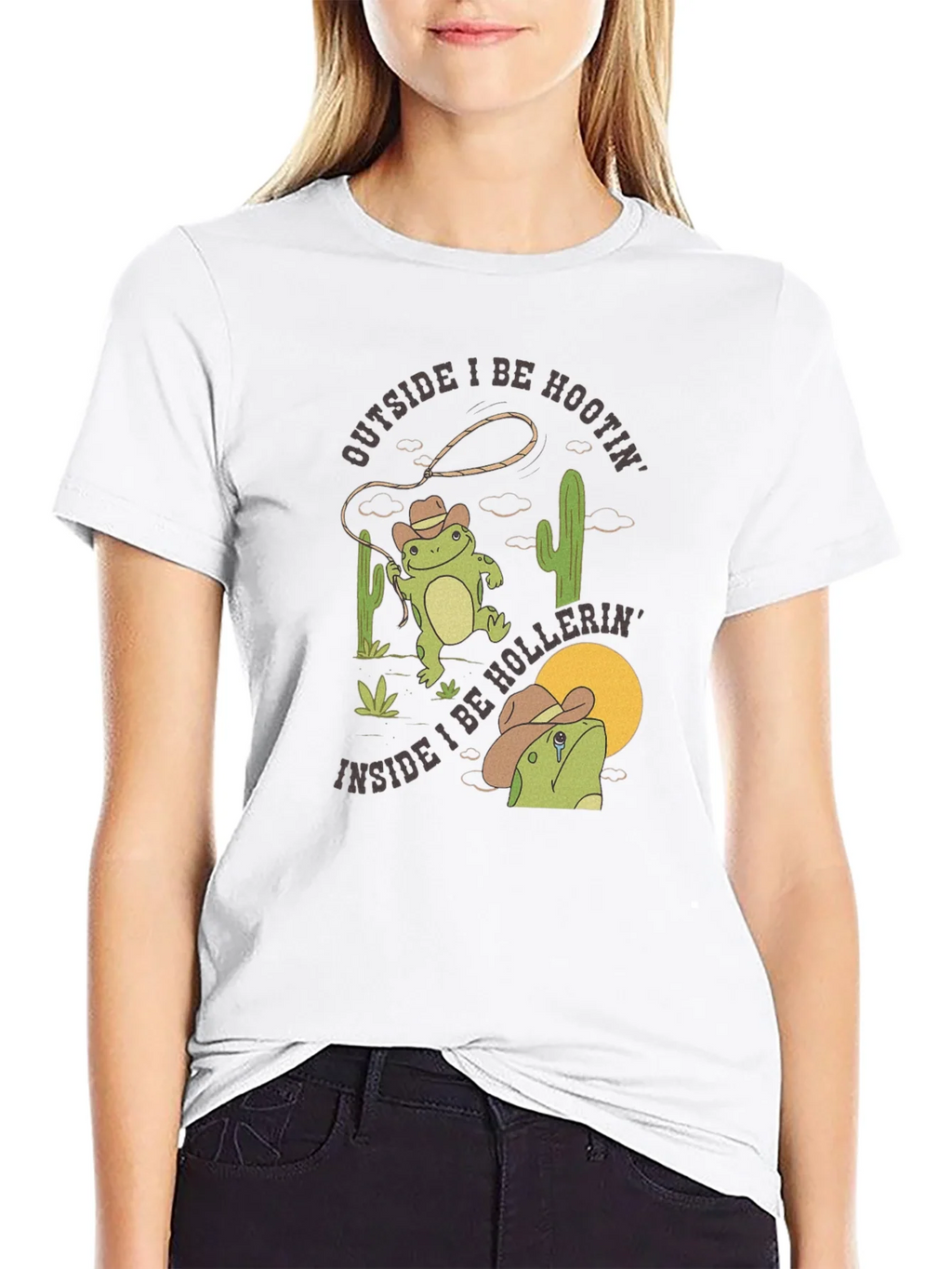 Cowboy Frog T-Shirt: Hoots & Hollers product image 8