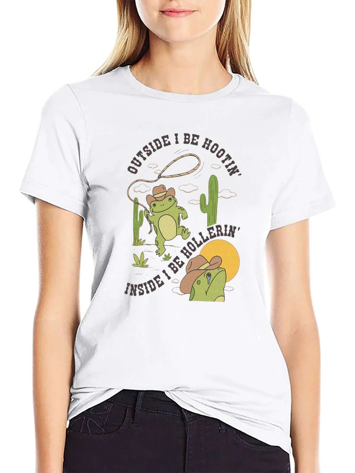 Cowboy Frog T-Shirt: Hoots & Hollers product image 8