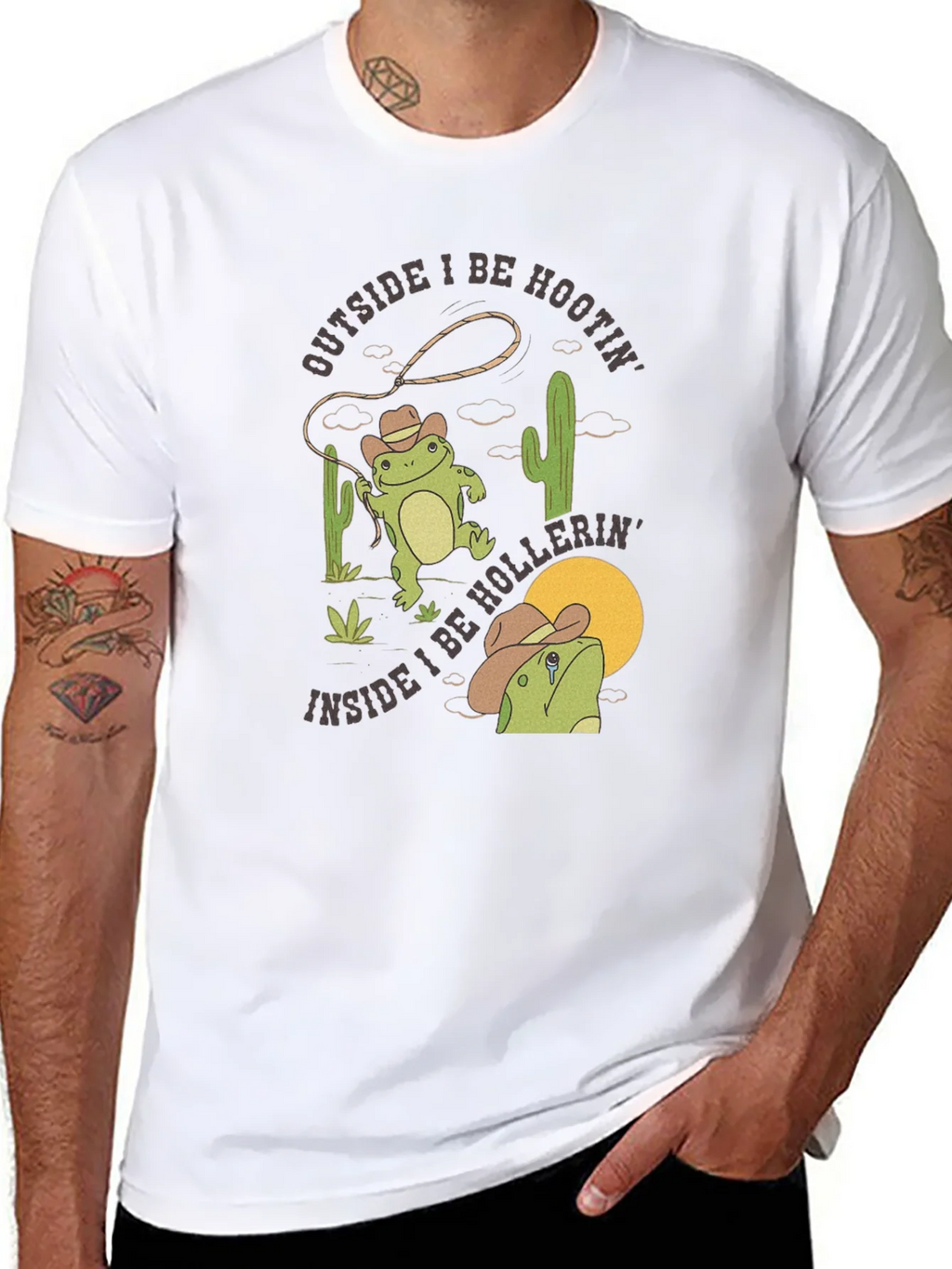 Cowboy Frog T-Shirt: Hoots & Hollers product image 7