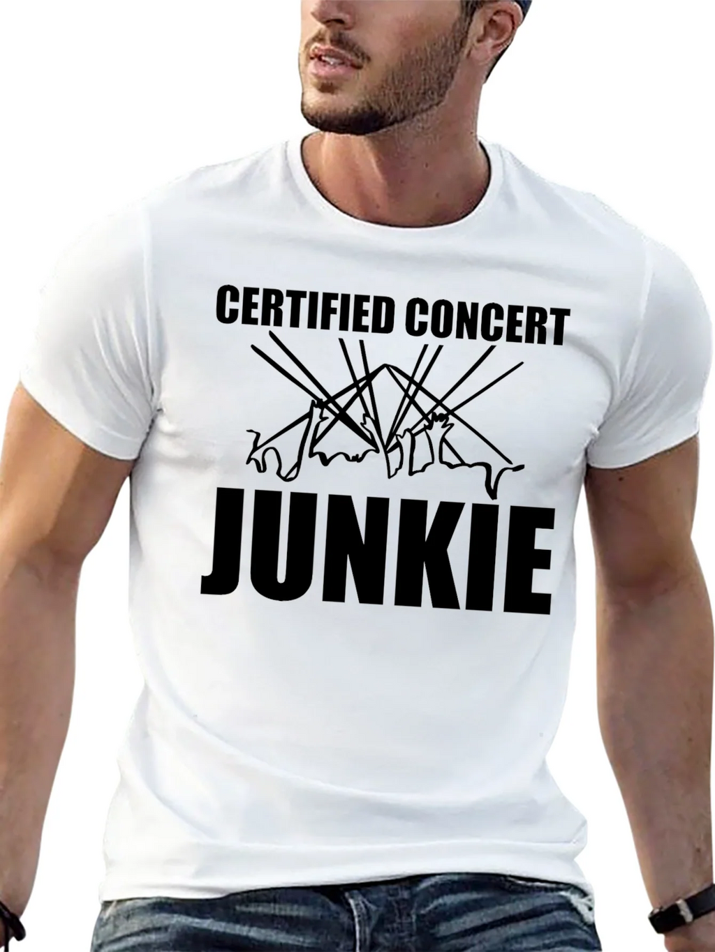 Certified Concert Junkie Graphic T-Shirt - Black product image 12