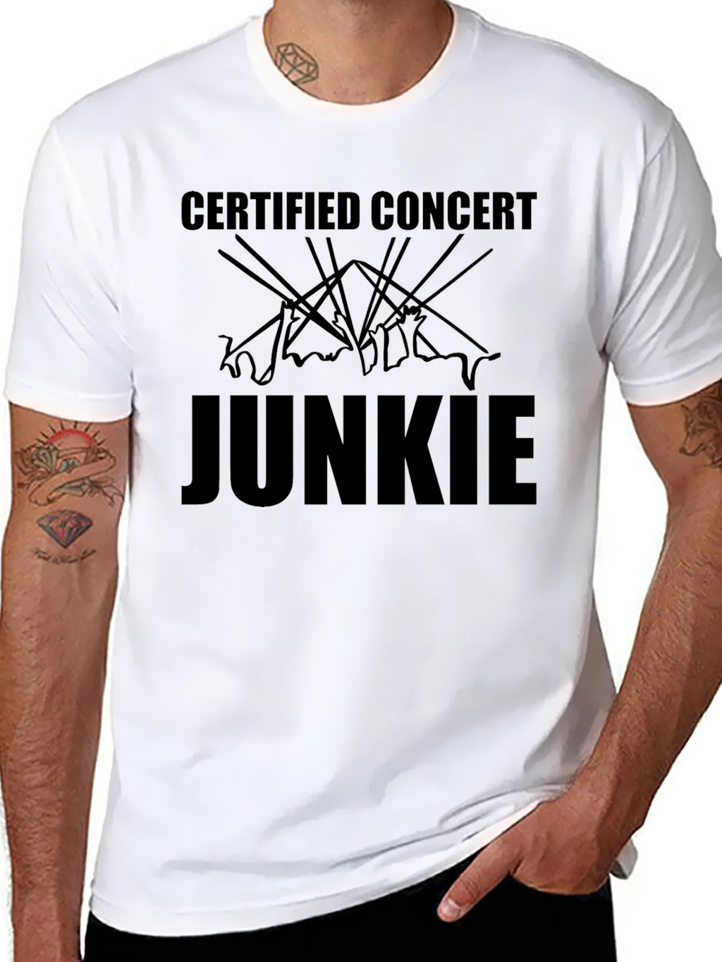 Certified Concert Junkie Graphic T-Shirt - Black product image 7