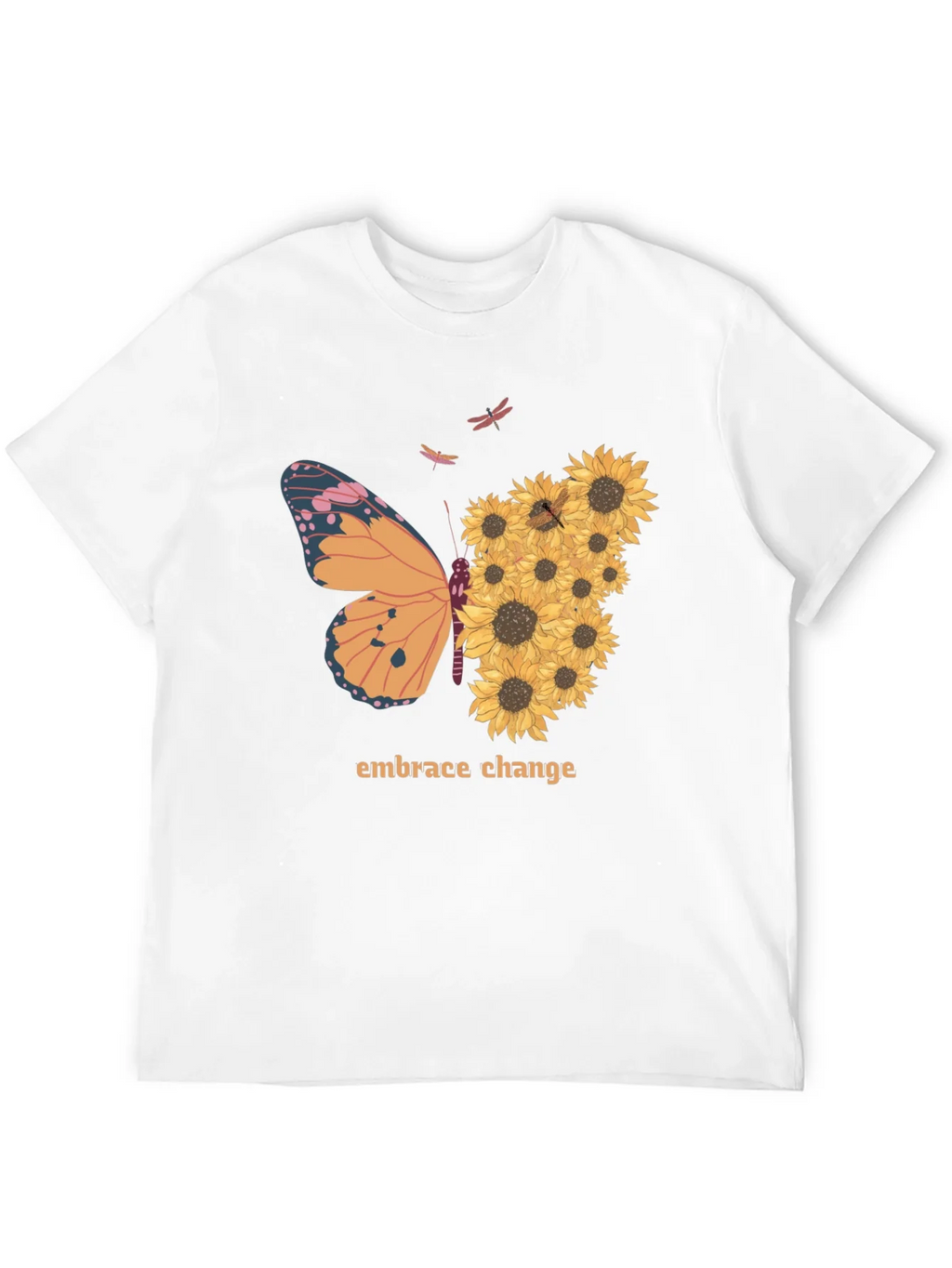 Embrace Change Sunflower Butterfly T-Shirt product image 11