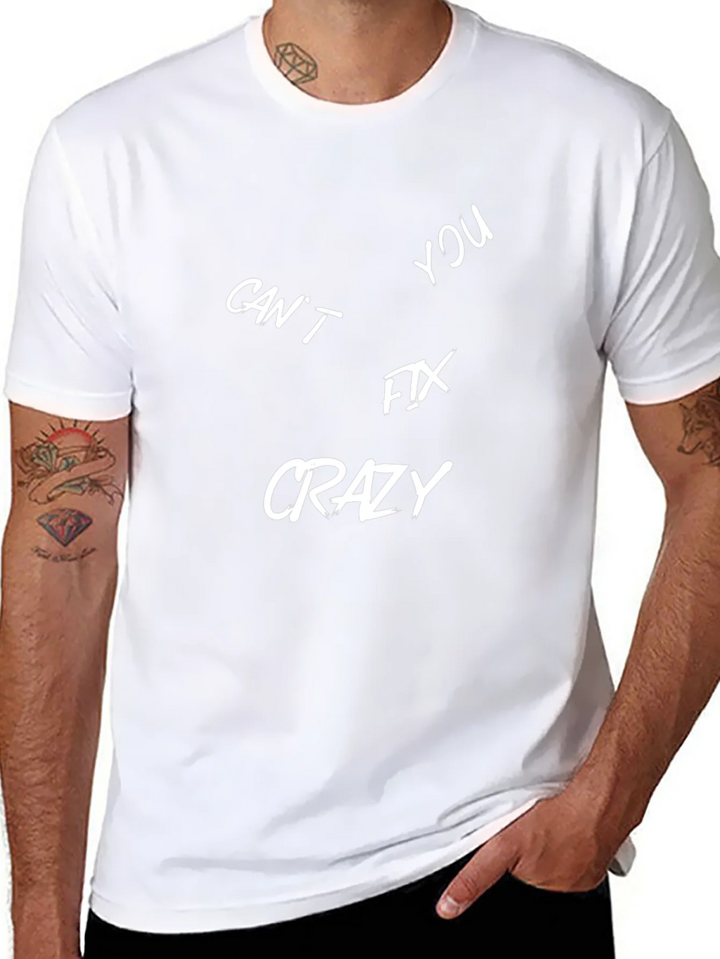 Cant Fix Crazy Graphic T-Shirt product image 5