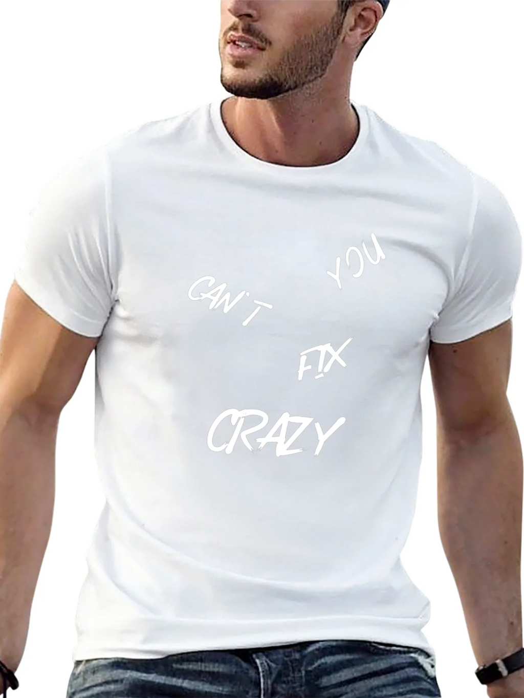 Cant Fix Crazy Graphic T-Shirt product image 9