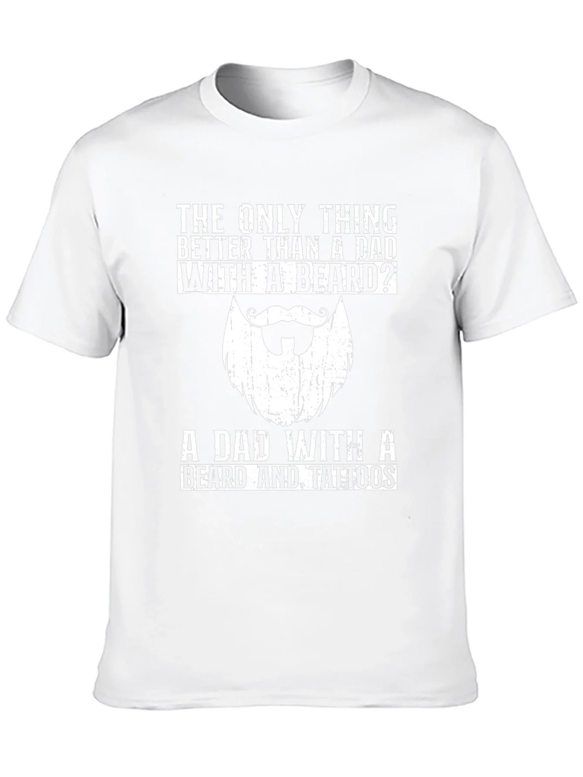 Dad With Beard & Tattoos T-Shirt - Perfect Fathers Day Gift product image 9