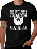 Dad With Beard & Tattoos T-Shirt - Perfect Fathers Day Gift product image 1