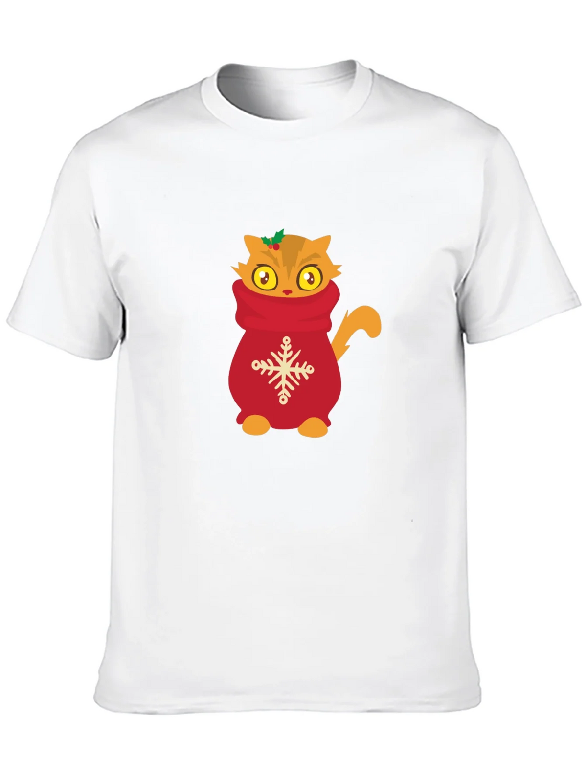 Cute Cat in Sweater Graphic T-Shirt product image 7