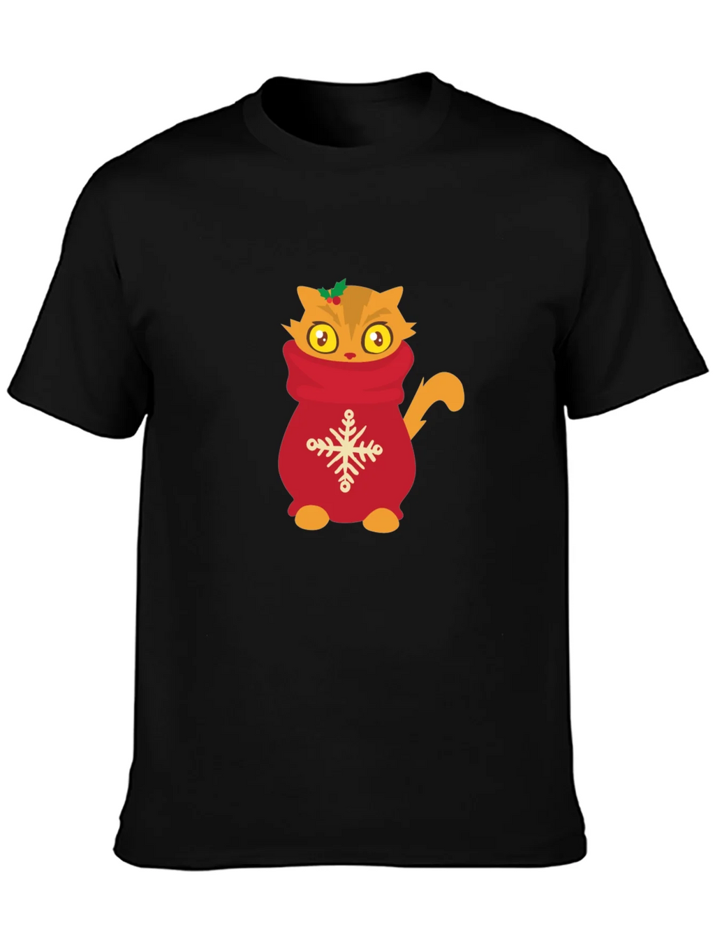 Cute Cat in Sweater Graphic T-Shirt product image 3