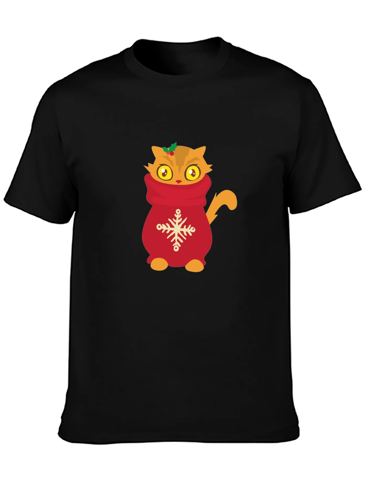 Cute Cat in Sweater Graphic T-Shirt product image 3