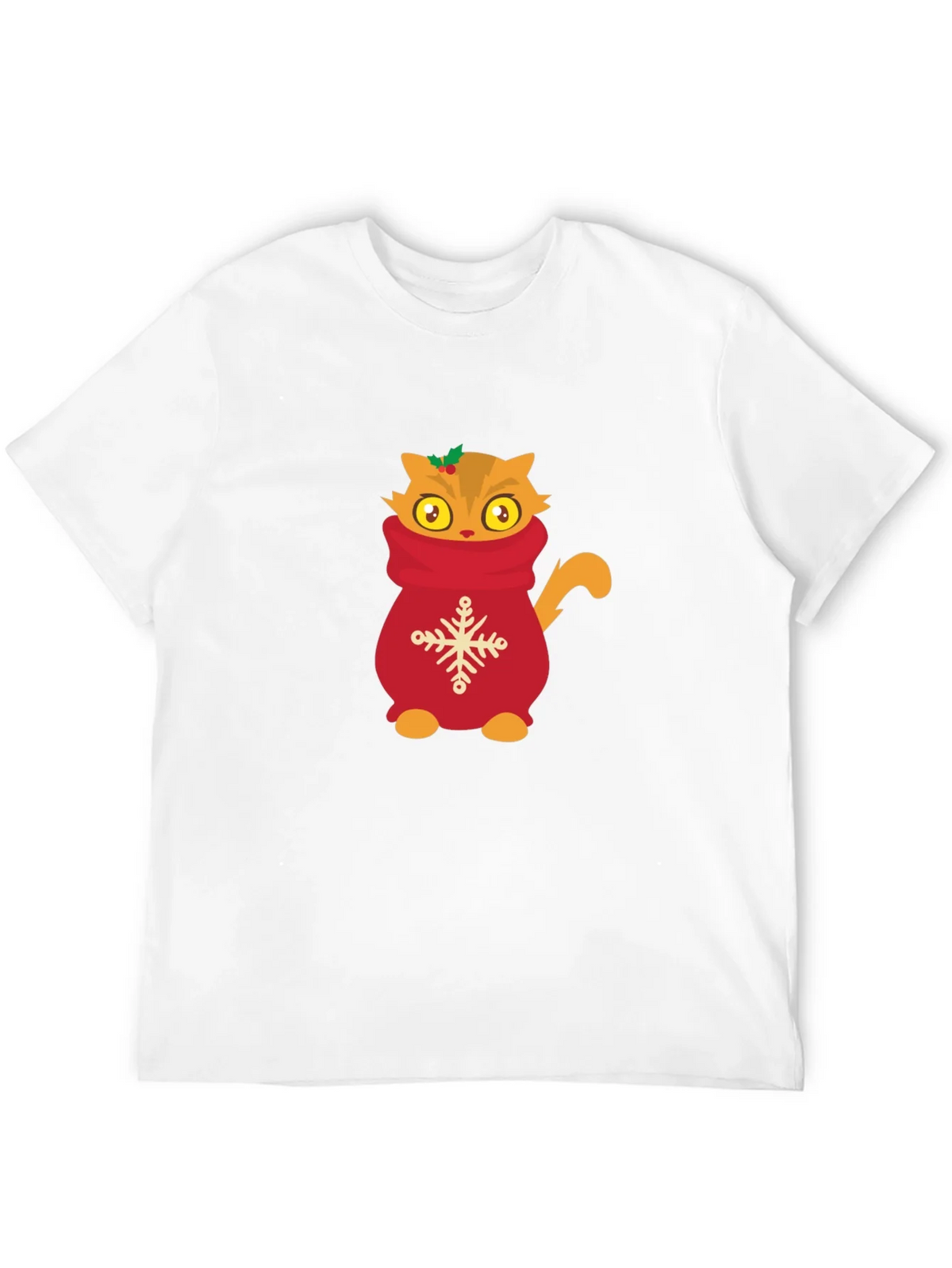 Cute Cat in Sweater Graphic T-Shirt product image 9