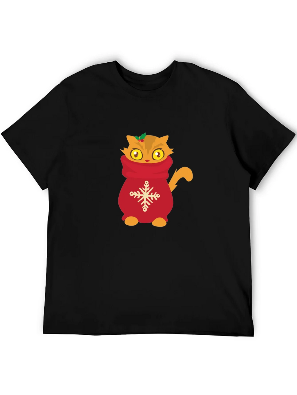 Cute Cat in Sweater Graphic T-Shirt product image 5