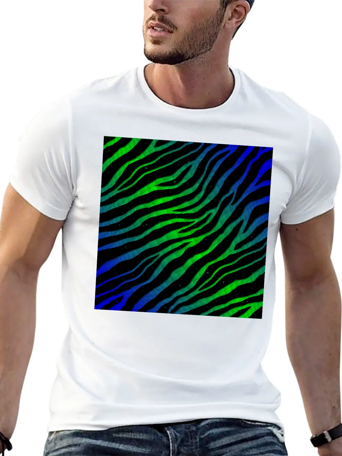 Zebra Stripe Pattern T-Shirt product image 12