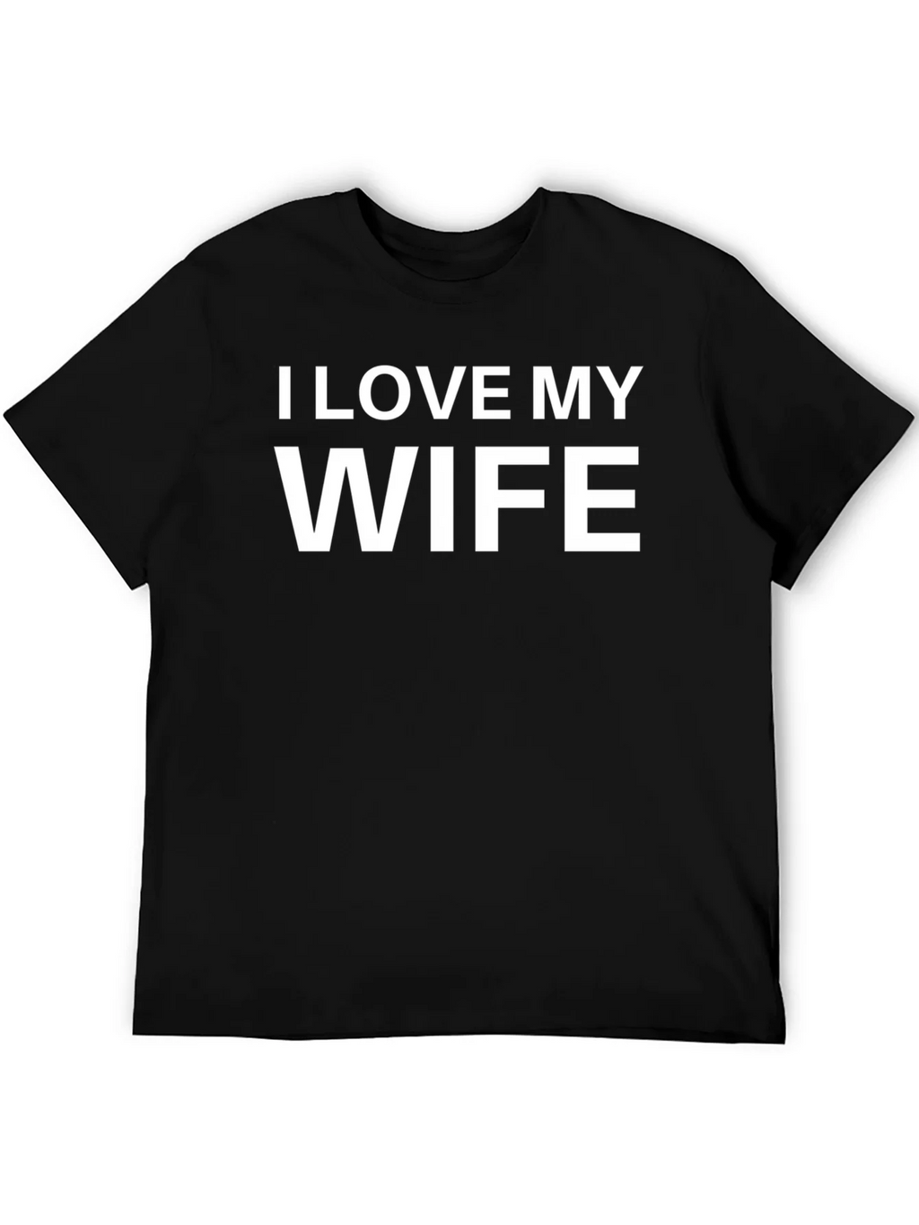 I Love My Wife Black T-Shirt product image 5